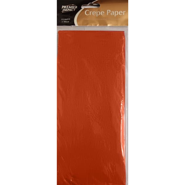 PremierImpact Contrast Crepe Paper Brown One Size