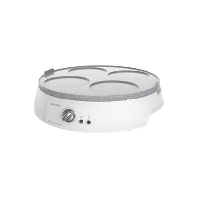 Pannkaksmaskin Cecotec Fun Crepestone Twin 1200W Vit Grå