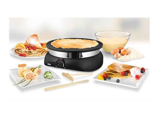 UNOLD Crêpesmaker Profi - Pannkakslagg - 1.3 kW - svart
