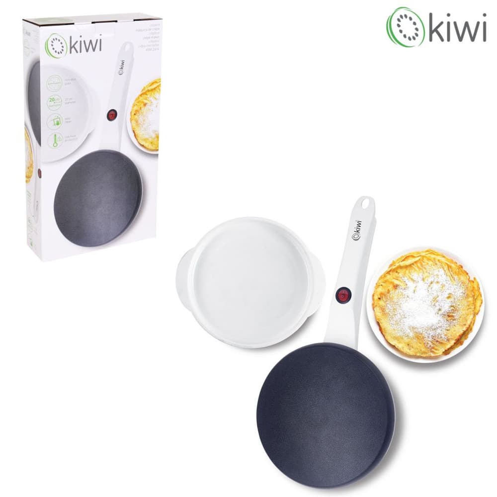 Kiwi elektrisk crepe panna 20cm med tallrik 600w