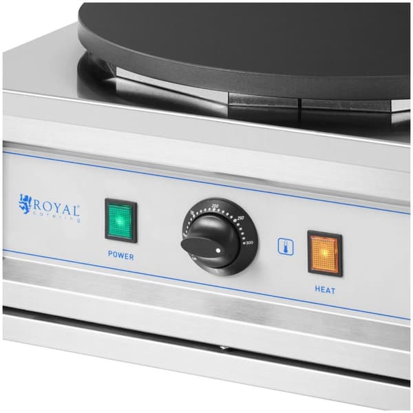 Royal Catering Crepejärn - 400 mm - 3000 W