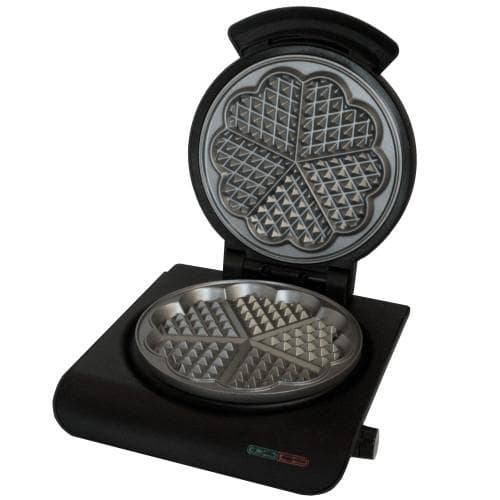 Våffeljärn Singel Diamond Blac