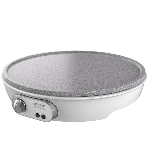 Cecotec Electric crepe maker, 1000 W, with RockStone coating and adjustable power.