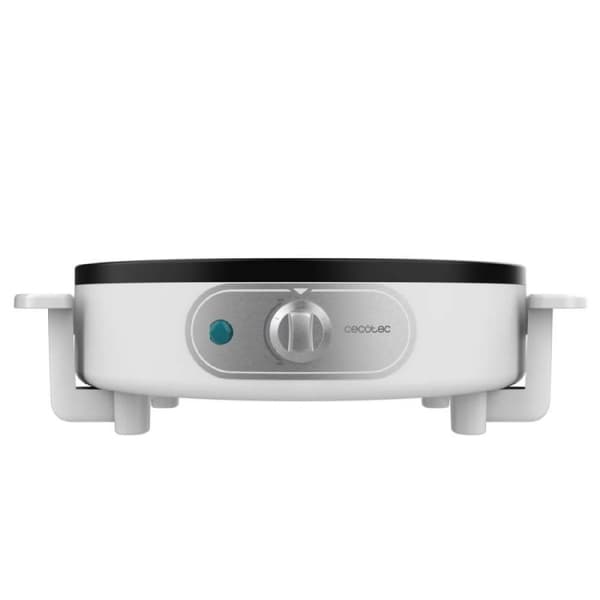 Cecotec 1200 W electric crepe maker with non-stick coating and adjustable power.