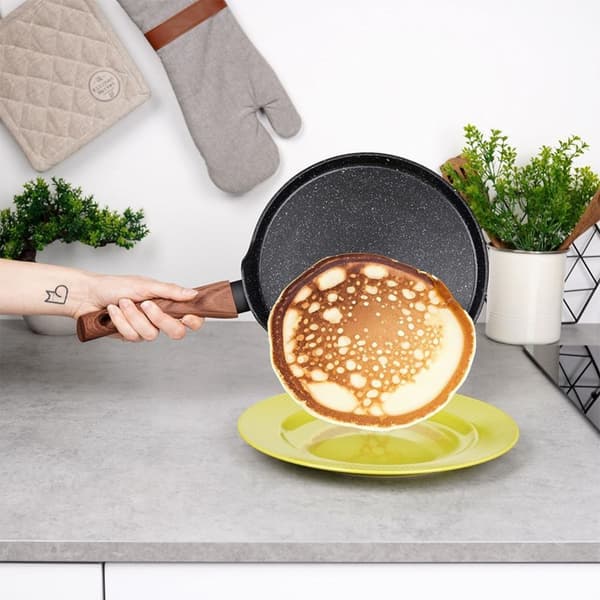 GRANITPANA FÖR PANNKAKOR BLACK&WOOD 199010
