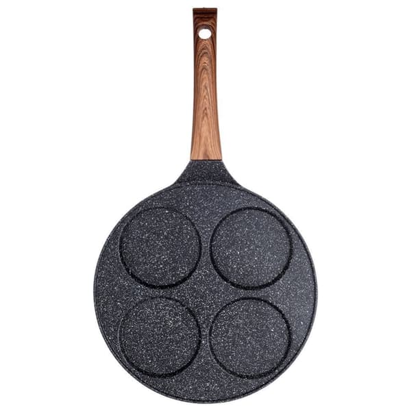 GRANIT STEEKPANA FÖR 4 ÄGG, PANNKAKOR, BLACK&WOOD 199006