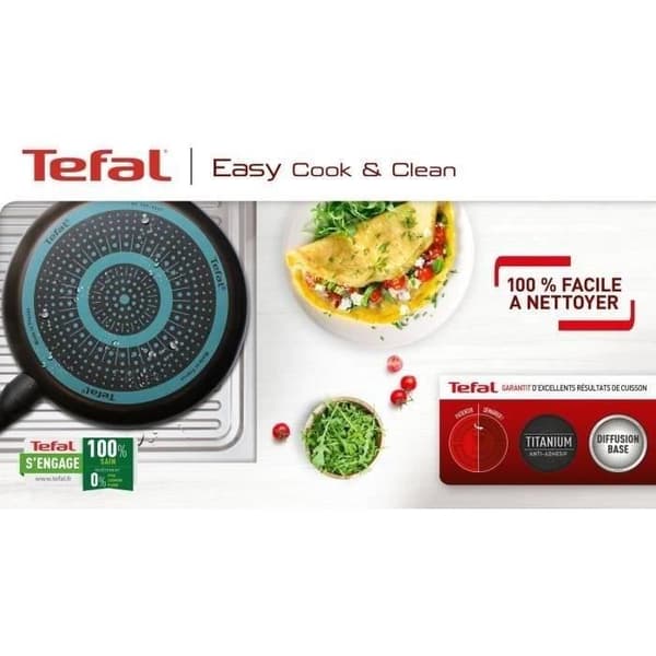 TEFAL - Crepe maker - 25 cm - Easy Cook &amp; Clean
