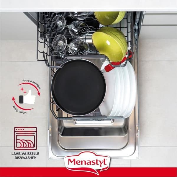 MENASTYL - KÖRSBÄRSKREP 26CM I INDUKTIONSKOMPATIBEL ALUMINIUM
