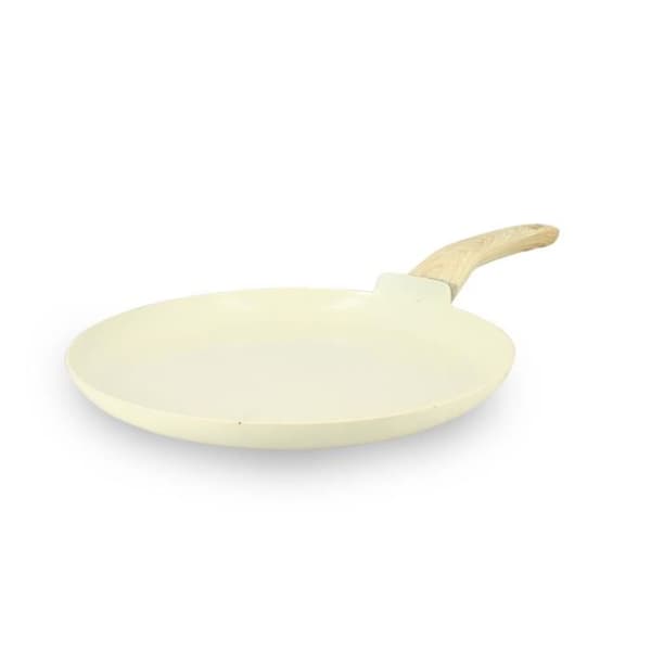 MENASTYL - Gräddpanna 26 CM ALUMINIUM INDUKTION TRÄEFFEKT HANDTAG
