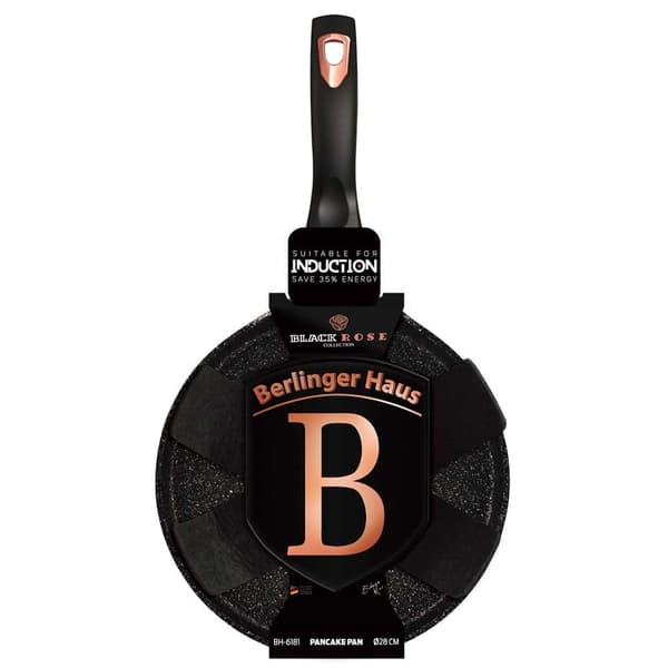 GRANIT PANNKAKSPANNA 28cm BERLINGER HAUS BH-6181 Black Rose