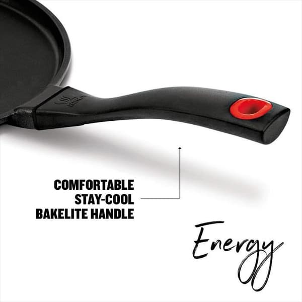Crepe maker i gjuten aluminium D.30cm svart ENERGY