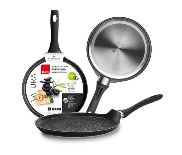Crepe pan - IBILI - Natura - 25 cm - Aluminium - Stone non-stick - Induktionskompatibel