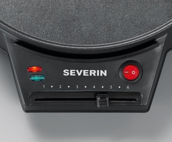 Severin CM 2198 crêpe-maskin 1 crêpe(s) 1000 W Svart
