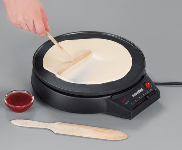 Severin CM 2198 crêpe-maskin 1 crêpe(s) 1000 W Svart