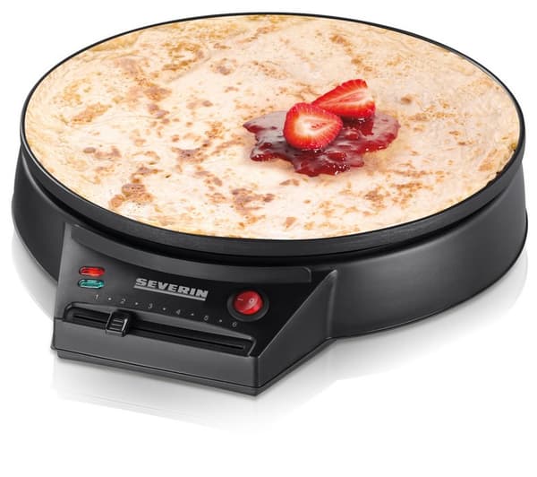 Severin CM 2198 crêpe-maskin 1 crêpe(s) 1000 W Svart