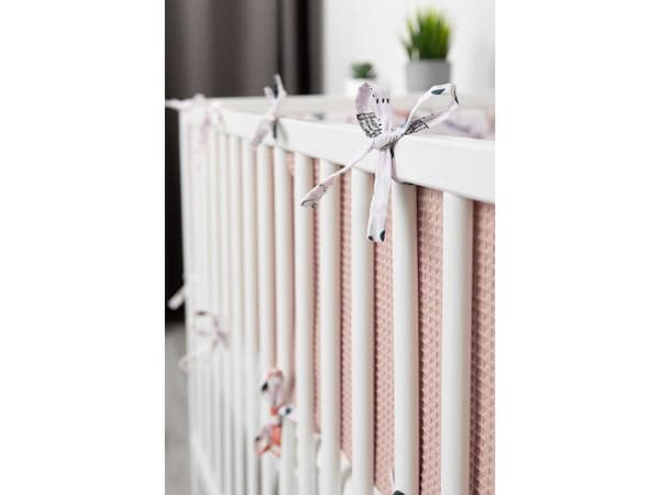Sensillo BED BUMPER WAFER FOX PINK