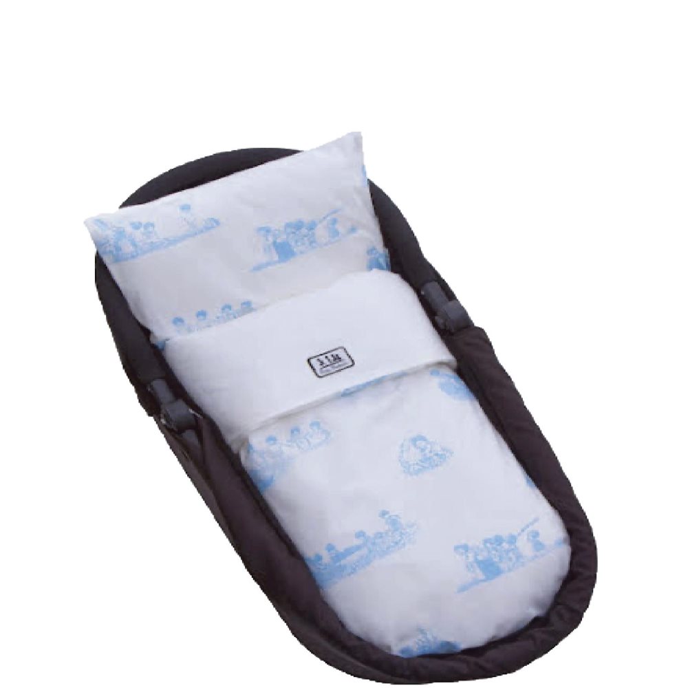 Rätt Start Påslakanset Beskow vagn/vagga Ljusblå