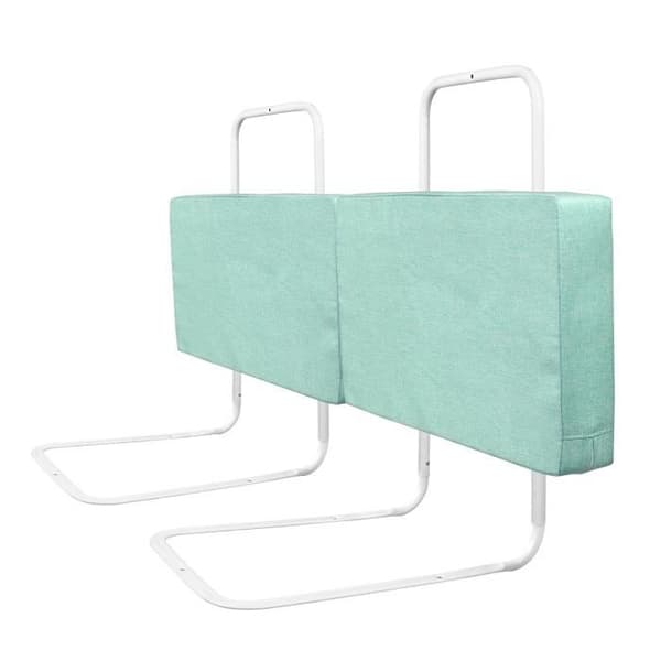 XMTECH Babysängstång Softpack Höjdjusterbar Fallskydd Barnsängskydd Sjögrön 120cm