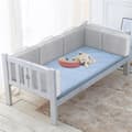 Miniatyrbild 3 av 4: XMTECH Baby Småbarnssängstång Höjd Justerbar Fallskydd Softpack Sängstång 100cm Linne Grå