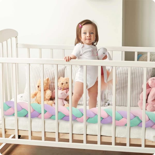 Ricokids 3m krybbevikle - mint-pink-lilla