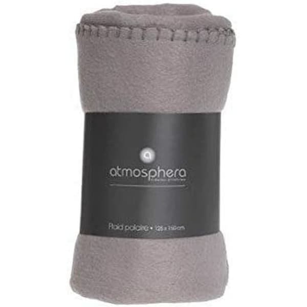 Fleece-huopa Atmosphera Ruskea Puuvilla 125 x 150 cm