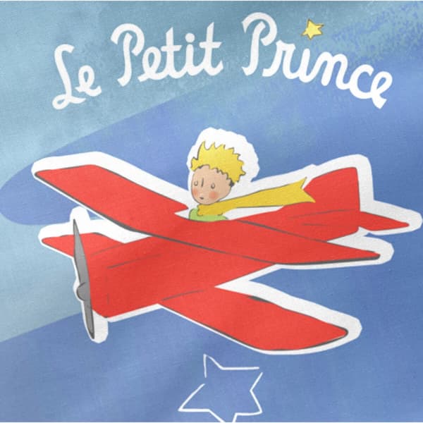 Pinnasängyn suoja HappyFriday Le Petit Prince Son avion Monivärinen 210 x 40 cm