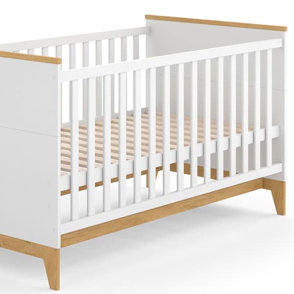 Malia babysäng, 70x140 cm, Vit, Vitalispa