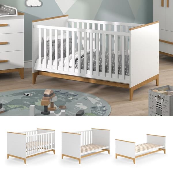 Malia babysäng, 70x140 cm, Vit, Vitalispa