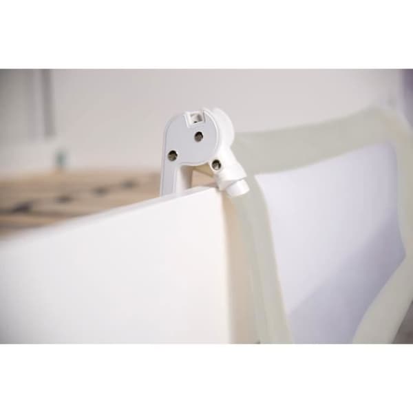 ROBA Barnsängstång - Vikbar och anti-fall - 150 cm - Grå/Vit