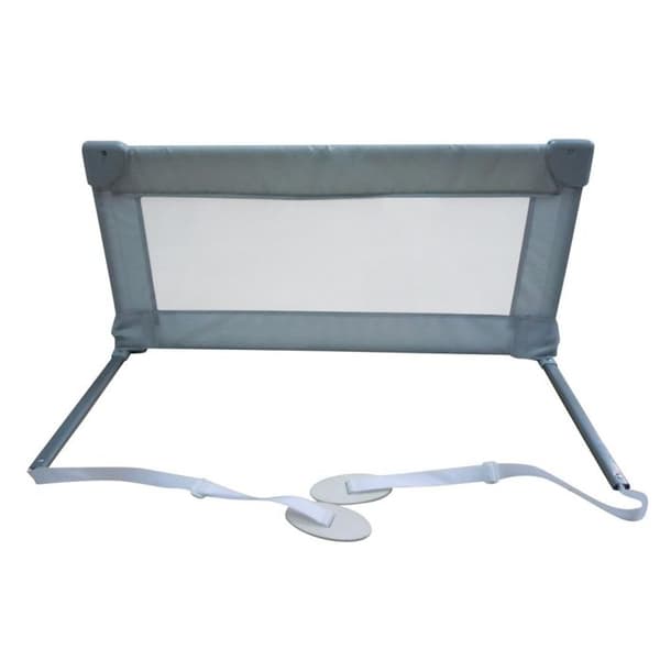 Universal babysängstång - ASALVO - Grå - Vikbar - Aluminiumstruktur - Mikrofiber polyestertyg