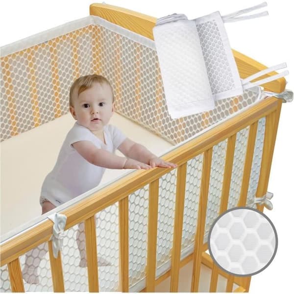 Andningsbar Madrass för Spjälsäng 60x120 cm - O-BouBou