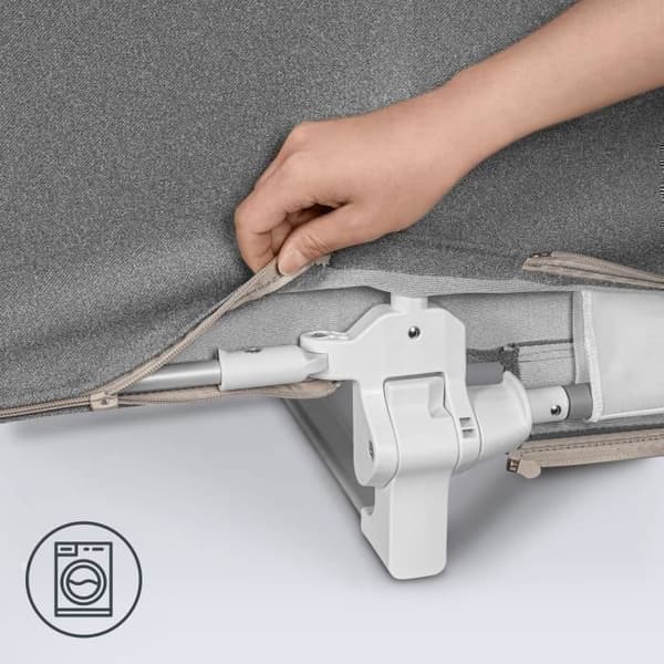 LIONELO Lora babysängstång - Vikbar, enkel förvaring - 105cm - Anti-fall skydd