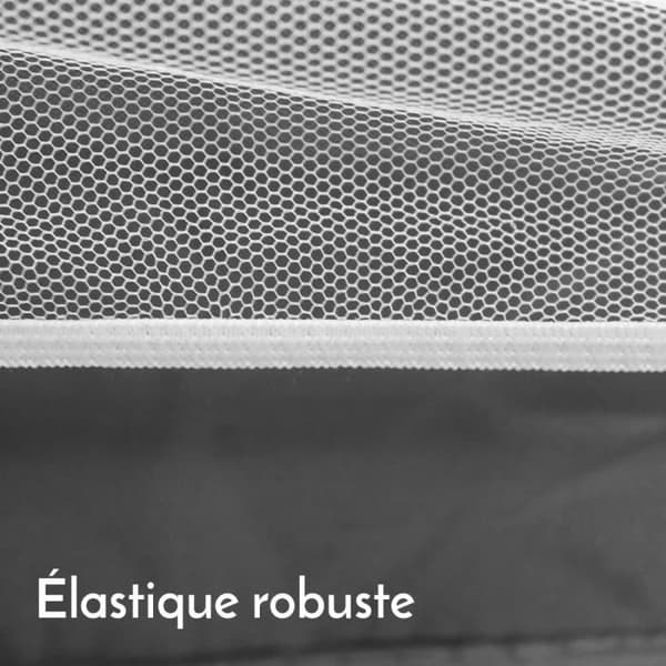 Universella sängmyggnät för babysäng 70x140cm - Transparent vit - Monsieur Bébé