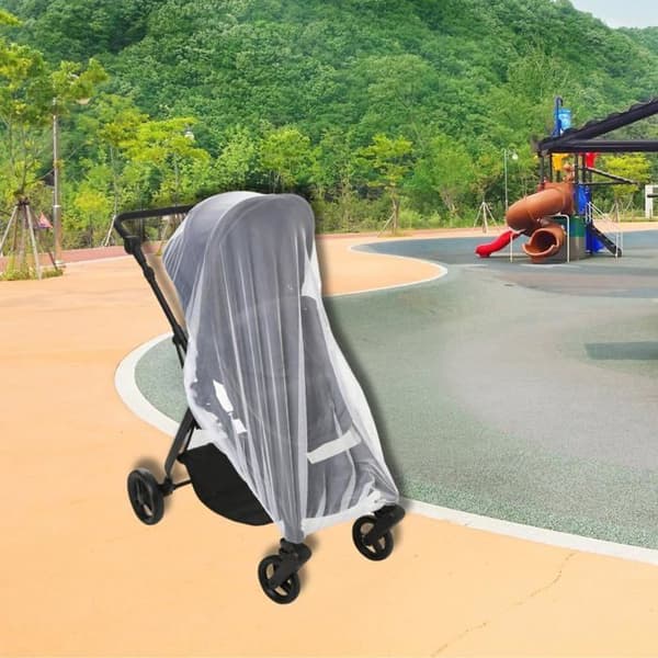 Universell Myggnät för Baby – För Resesäng, Barnvagn och Spjälsäng