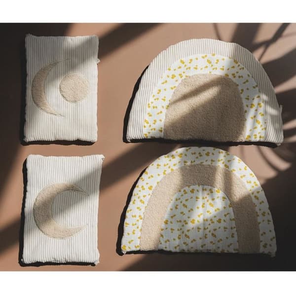 Modulär spjälsängsskydd Moon Beige 49x29 cm