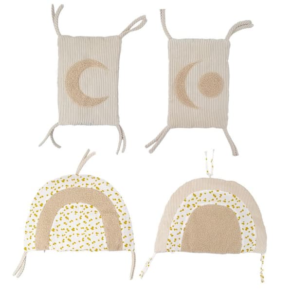 Modulär spjälsängsskydd Moon Beige 49x29 cm