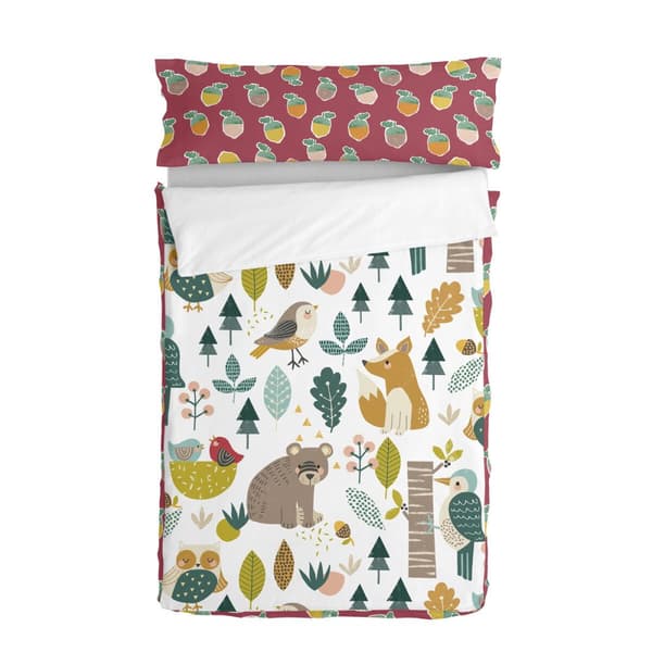 Vadderat täcke HappyFriday Moshi Moshi Harvestwood Multicolour 105 x 200 cm