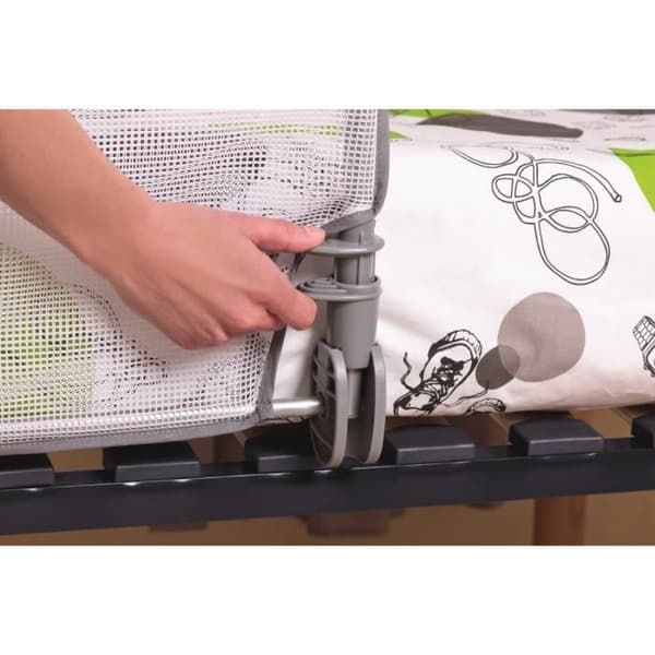SÄKERHET 1ST Standard barnsängstång 90 cm - Grå
