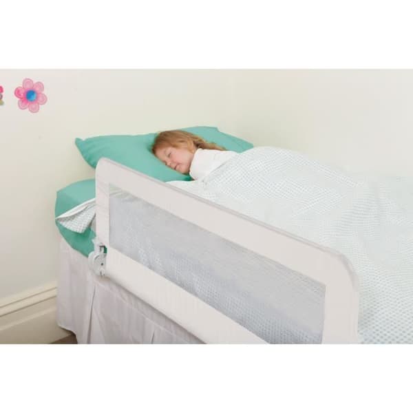 DREAMBABY Extra stor sängstång PHoeNIX - Fällbar och portabel - L 110 x B 45,5 cm - Vit