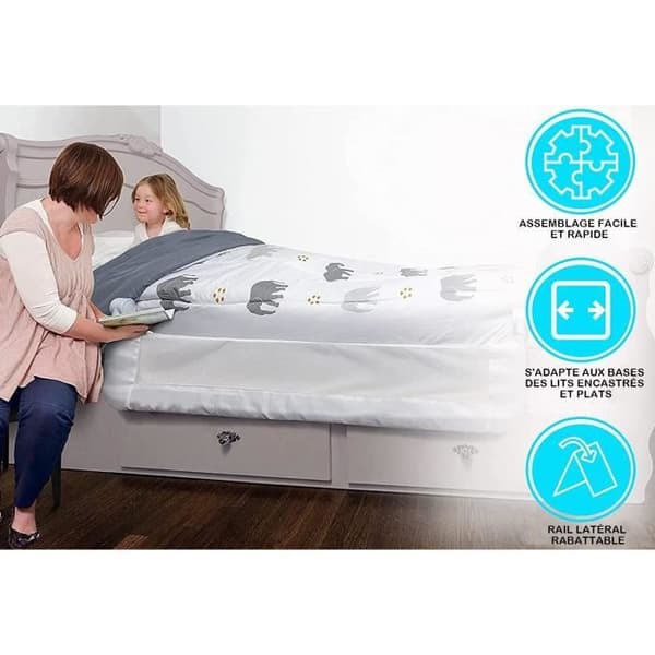 Dreambaby Maggie Bed Barrier - Byggda -i sängar och platta sängar som mäter 110 cm breda och 50 cm höga