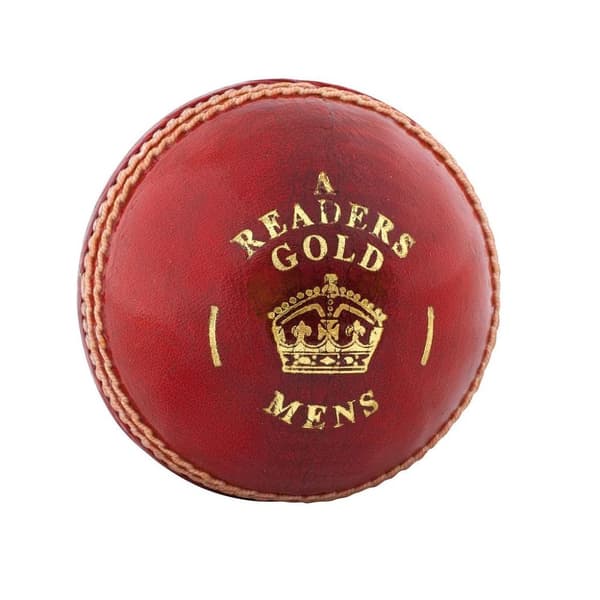 Readers Childrens/Kids Gold A Leather Cricket Ball Red One Size