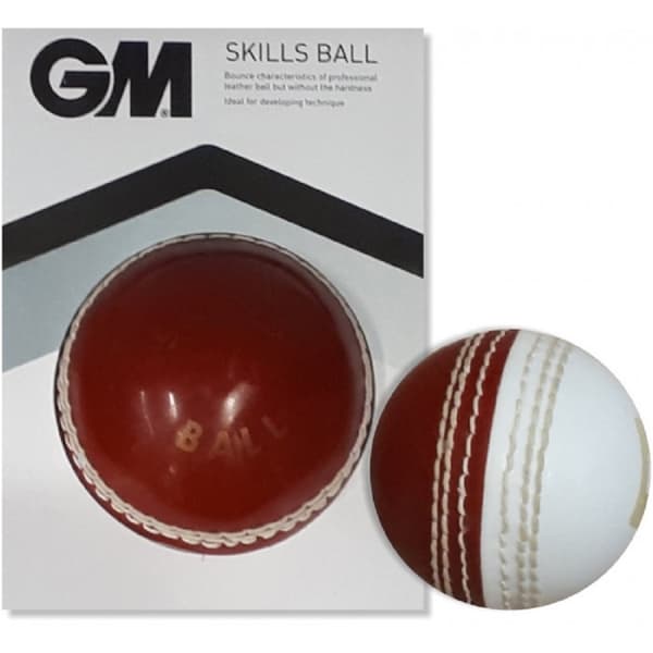 Gunn And Moore Skills Cricket Ball Red/White One Size