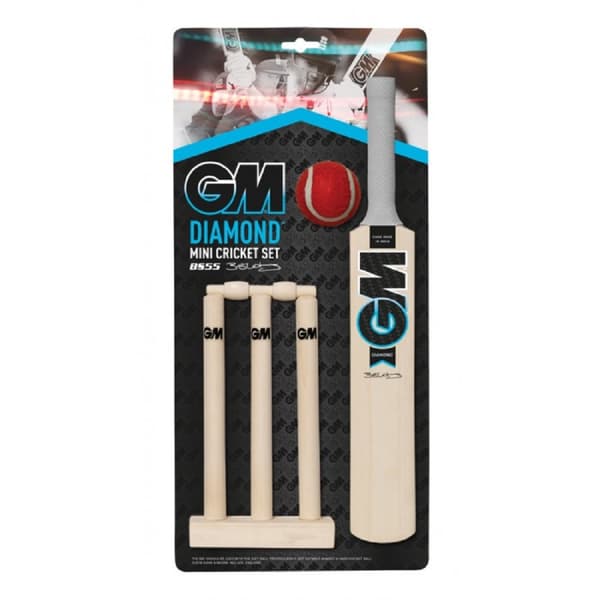 Gunn And Moore Mini Cricket Set (Pack of 8) Brown/Red One Size