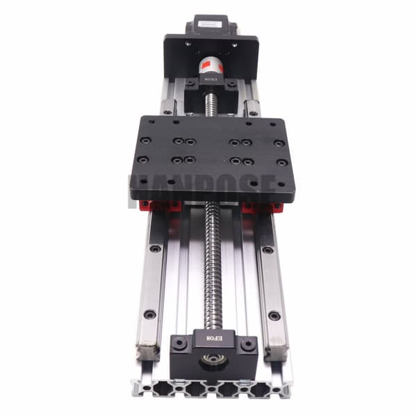 Lineær modul kugleskrue, HIWIN lineære guider, NEMA23 stepper motor