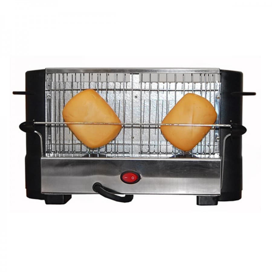 Brødrister COMELEC TP-7713/7714 800W Sort Rustfrit stål