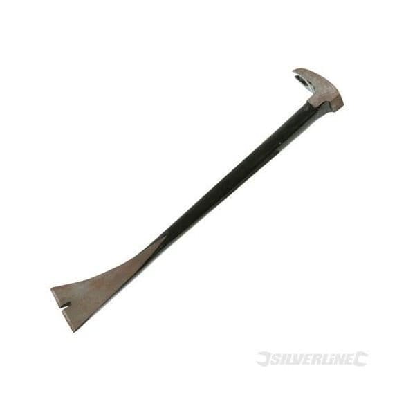 Utsvängd kofot - 25 cm Silverline - Smidd stål, härdat och härdat