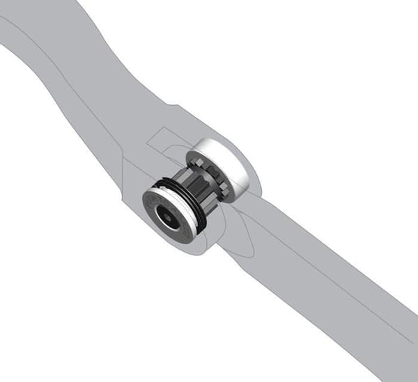 Roughneck gorilla kofot - ROU64417 - Roughneck Gorilla Justerbar stång Gul 610 mm
