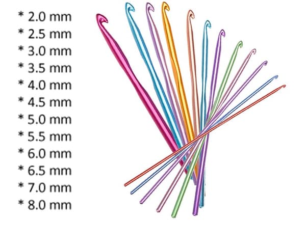 12 heklenåler
