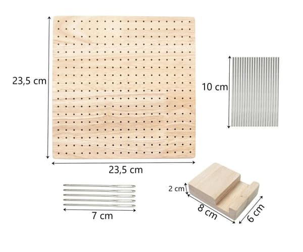 Blockningsbräda / Virkplatta – Blocking board för Virkning