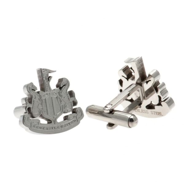 Newcastle United FC Rustfrit stål Crest manchetknapper Silver One Size